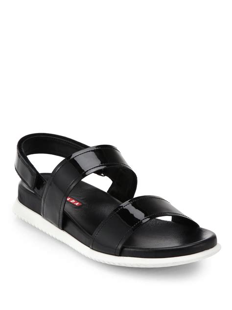 prada summer sandals 2018|Prada flat sandals black.